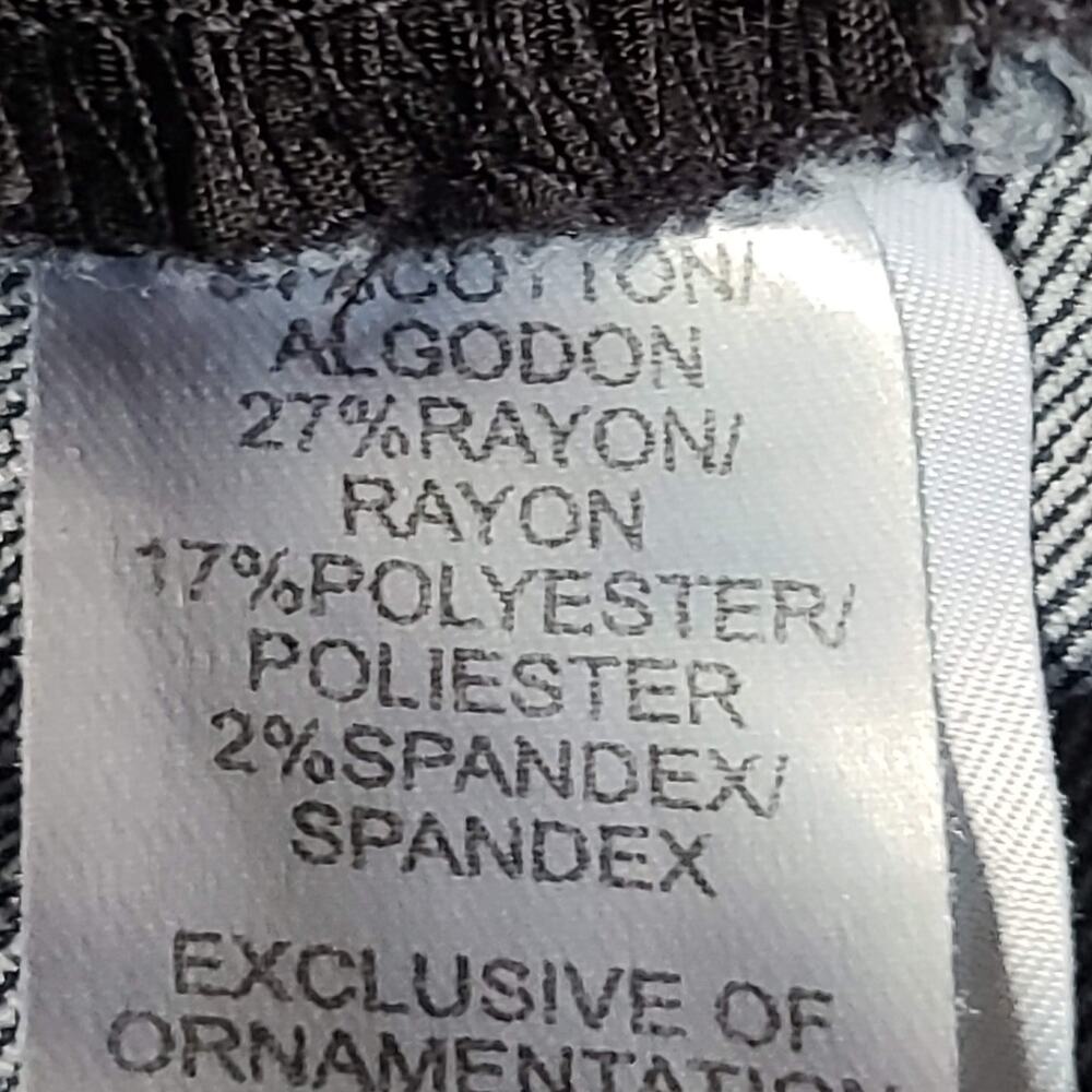 DEMOCRACY Ab Solution Ankle Skimmer Stretch Jeans B1641XXCO Women's 6‎ - Picture 11 of 13